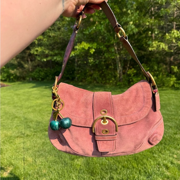Coach Handbags - ‼️SOLD‼️Vintage 2006 Coach SoHo Suede Hobo Bag - Mauve